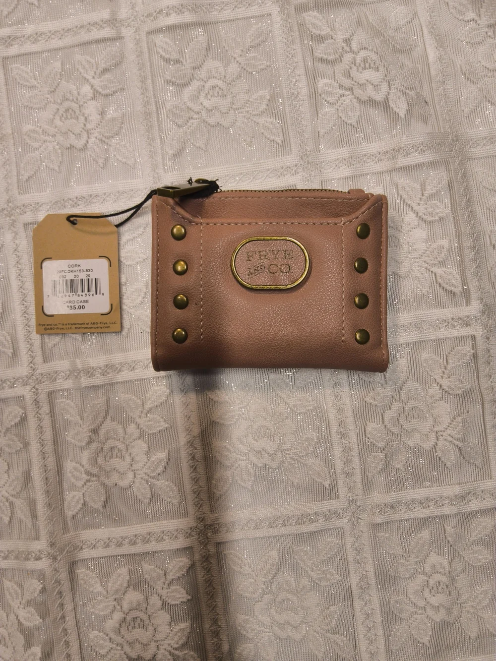 Frye And Co Women's  Card Case Wallet in Cork Color